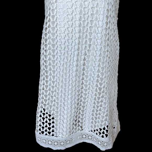 Anthropologie Moon River Open Knit Lace Honeycomb Shift Dress Women’s Size XS - Picture 4 of 9